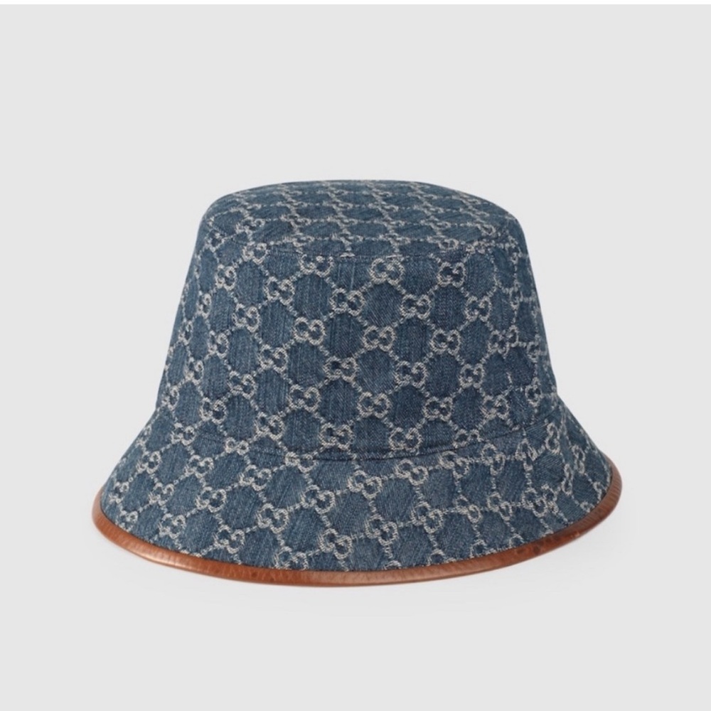 Gucci Women's Blue Bucket Hat - Picture 3 of 6